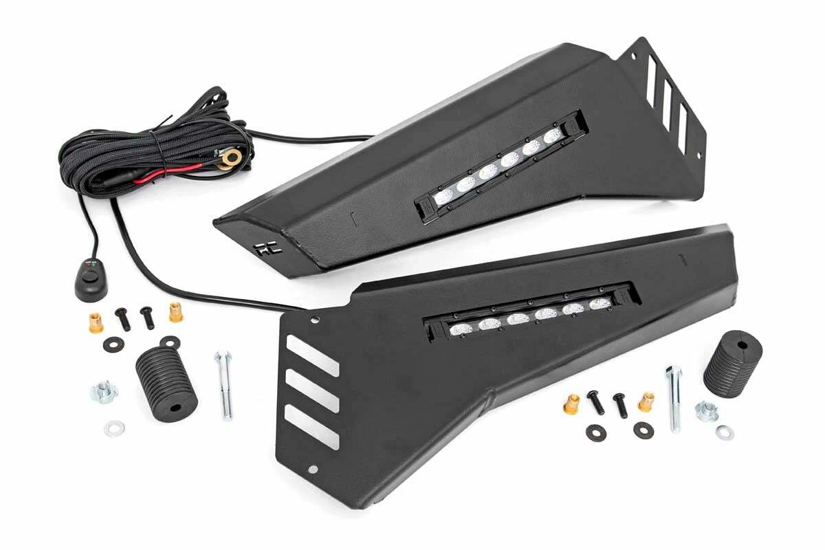 Fits Honda Pioneer 1000 Bumper Wings No Stinger 6_ Led Combo 92023